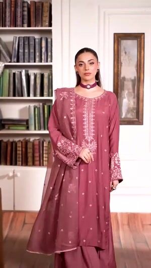 Fuchsia Kurta Set for Women