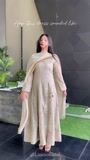 Beige Angrakha for Women