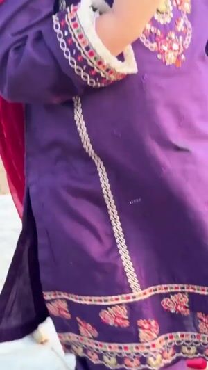 Purple Kurta Set for Girl