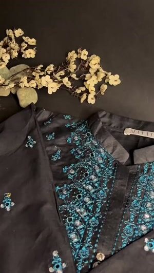 Black Kurta Set for Women