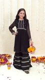 Black Gharara for Girl