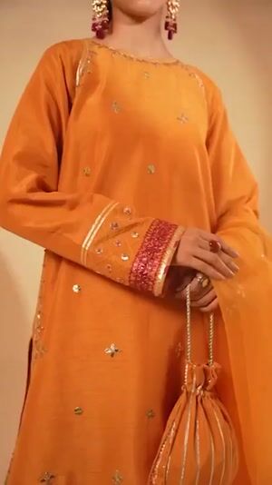 Mustard Kurta Set for Women