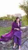 Purple Kurta Set for Women