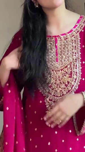 Hot pink Gharara for Women