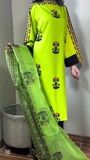 Green Kurta Set for Women