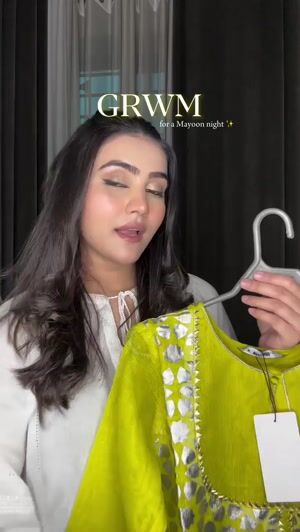 Neon green Pishwas for Women