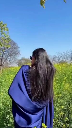 Sapphire blue Saree for Women