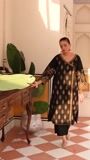 Black Kurta Set for Women