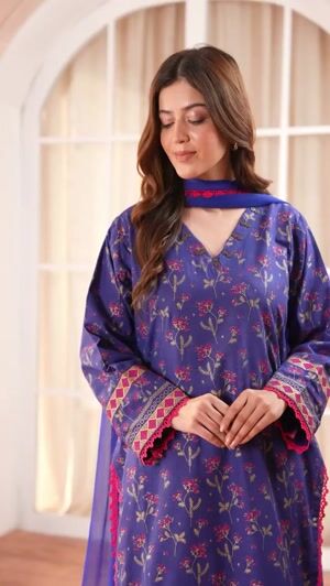 Royal blue Kurta Set for Women