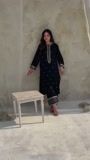 Black Kurta Set for Women