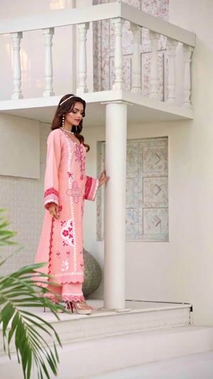 Pink Kurta Set for Women