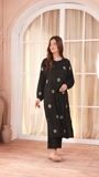 Black Kurta Set for Women