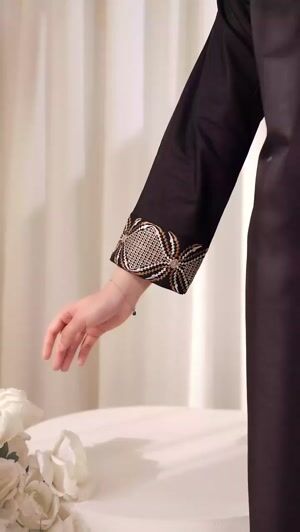 Black Kurta Set for Women