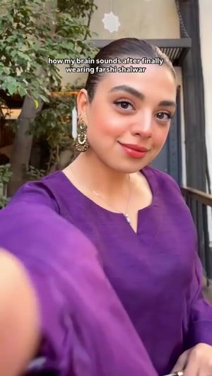 Plum Kurta Set for Women