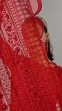 Tomato red Unstitched for Women