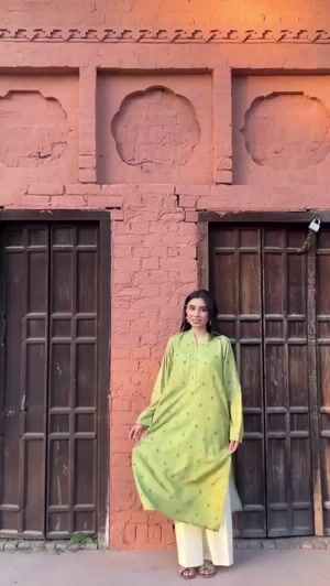 Apple green Kurti for Women