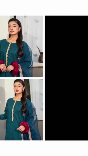 Teal Kurta Set for Women