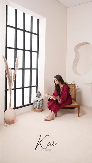 Maroon Kurta Set for Women