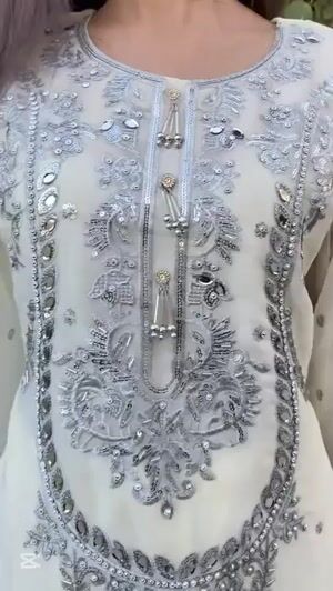 Cream Kurta Set for Women