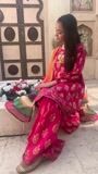 Shocking pink Gharara for Girl