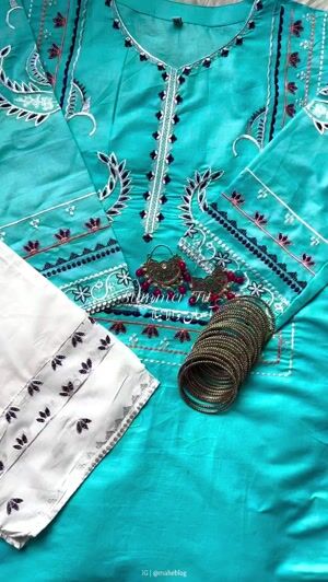 Aquamarine Kurta Set for Women