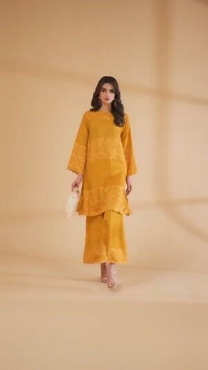 Yellow Kurta Set for Women