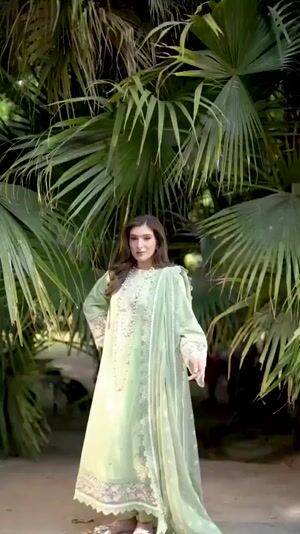 Mint green Kurta Set for Women