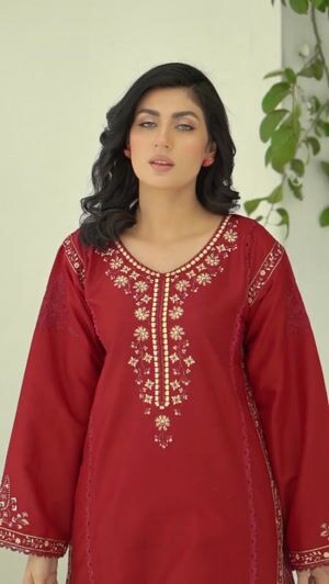 Maroon Kurta Set for Women