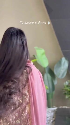 Tea rose pink Angrakha for Women