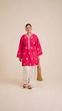 Coral pink Kurti for Women