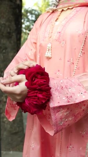 Peach pink Unstitched for Women