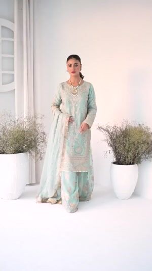 Ice blue Sharara for Women