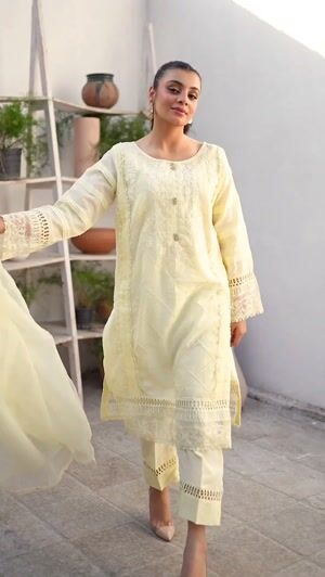 Yellow Kurta Set for Women
