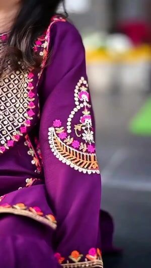 Purple Gharara for Girl