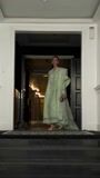 Pistachio green Kurta Set for Women