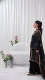 Black Kurta Set for Women