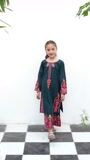Green Kurta Set for Girl