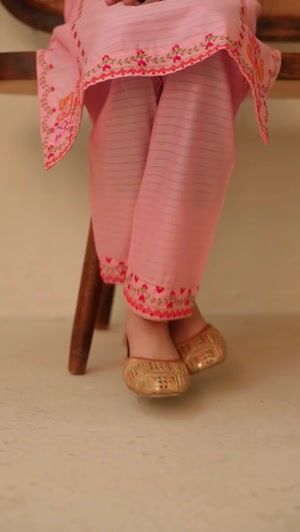 Baby pink Kurta Set for Girl