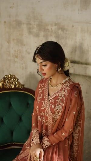 Tea rose pink Unstitched for Women