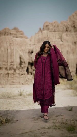 Red Kurta Set for Women