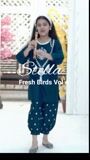 Navy blue Kurta Set for Girl