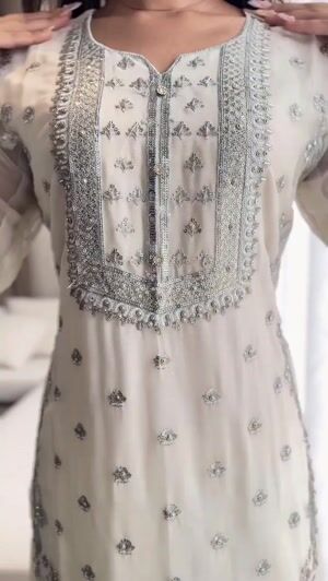 Cream Kurta Set for Women