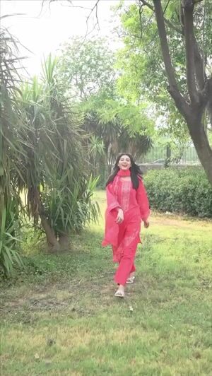 Baby pink Kurta Set for Women