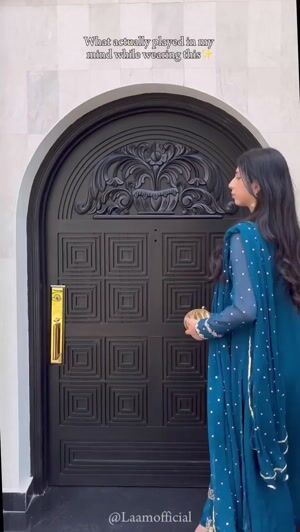 Teal Pishwas for Women