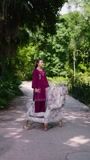 Wine Kurta Set for Women