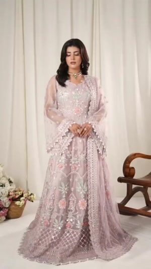 Mauve pink Maxi for Women