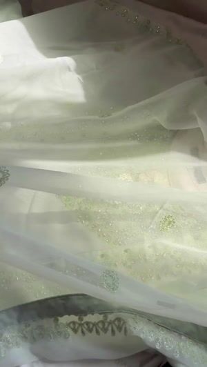 Pistachio green Gharara for Women