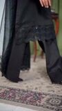 Black Kurta Set for Women