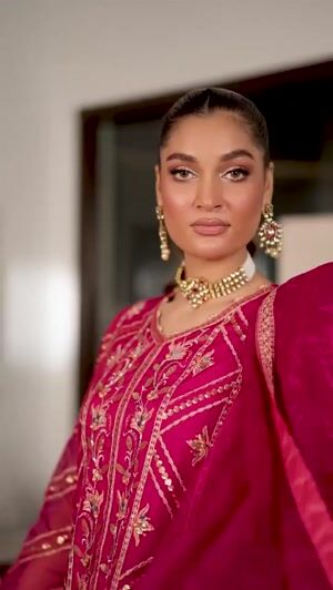 Fuchsia Kurta Set for Women