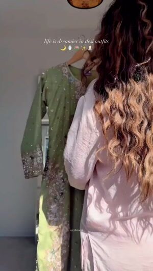 Olive green Kurta Set for Women